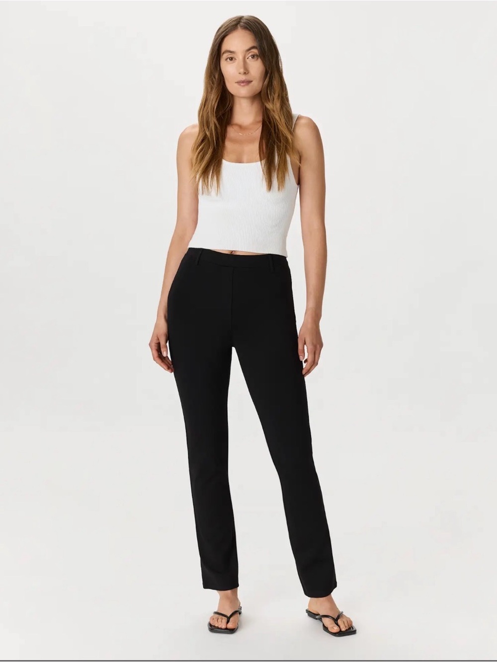 Quince Ultra-Stretch Ponte Straight Leg Pants